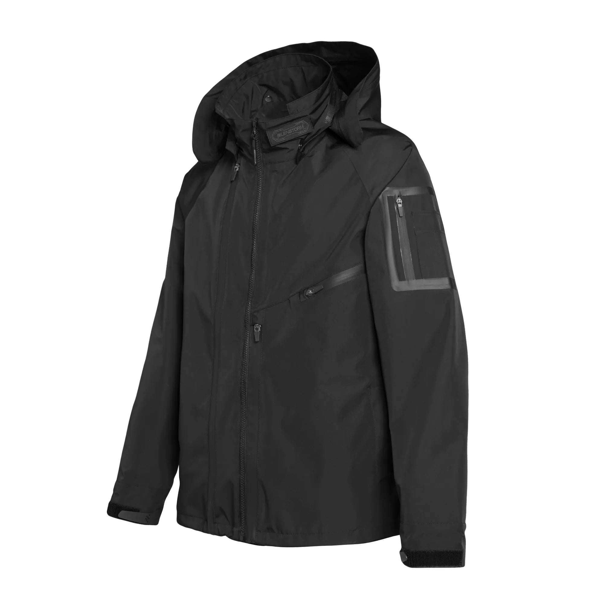 Functional stormsuit jacket detachable hood waterproof silenstorm techwear ninjawear darkwear streetwear aesthetic  futuristic