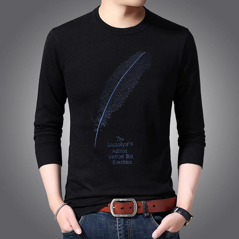 2022 New Fashion Brand Sweater For Mens Pullover O-Neck Slim Fit Jumpers Knitwear Warm Winter Korean Style Casual Mens Clothes