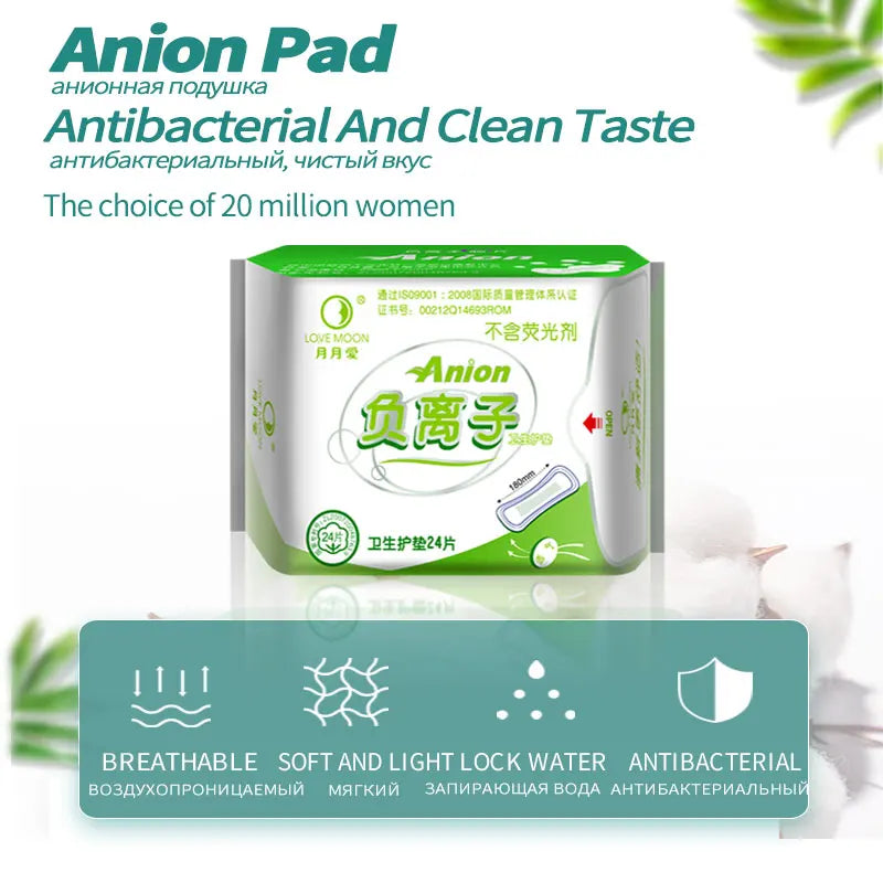Anion Sanitary Napkin Pads Anion Love Moon Set Pads Women Strip Female Hygiene Love Moon Anion Sanitary Pads Winalite 19 Pack