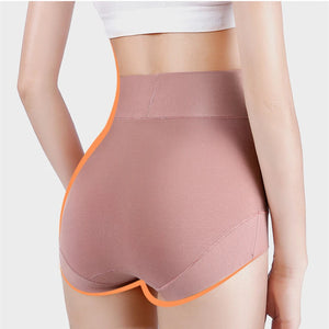 60S Cotton Panties High-Rise Panties for Women Ladies Plus Size Womens Briefs Underwear Women Tighten The Abdomen Safety Shorts
