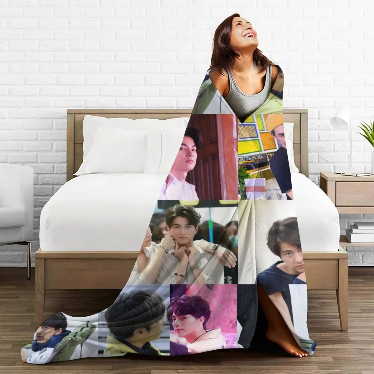 Yaoi Boy Love Blankets Coral Fleece Plush Summer Air Conditioning Lbgt Mew Gulf Throw Blanket for Bedding Bedroom Bedding Throws