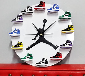 Creative Basketball Shoes Wall Clocks 3D