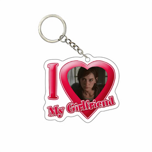 Custom I Love My Boyfriend Girlfriend Heart Keychain for Women Accessories Bf Gf Key Chain Ring Keychains Jewelry Couple Gift