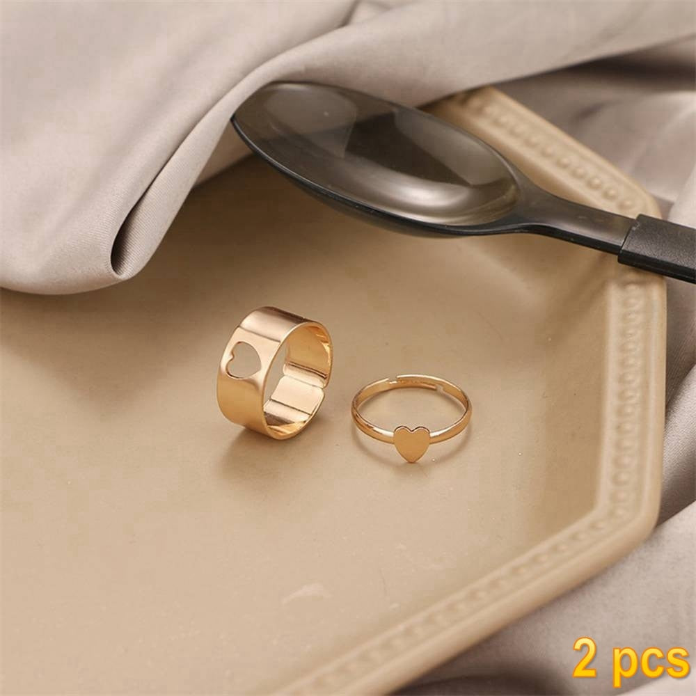 IFMIA Trendy Gold Butterfly Rings