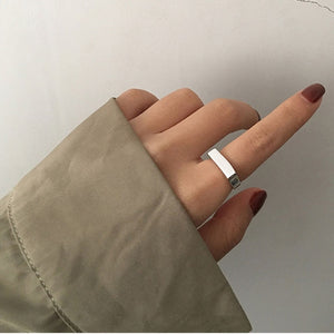 Geometric Handmade Ring (925 Sterling Silver )